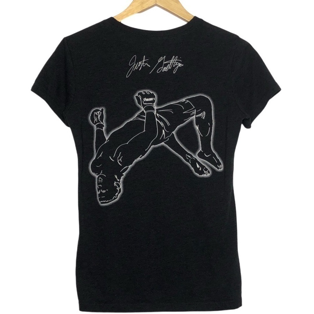 UFC JUSTIN GAETHJE VIOLENT 1 MAX EFFORT OG SIGNATURE TSHIRT V1